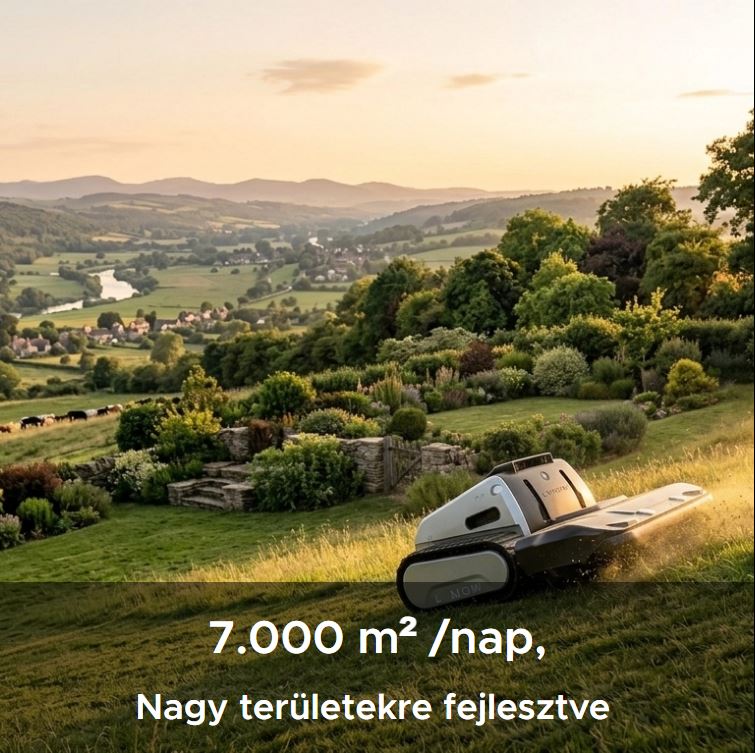 Robotfűnyíró terepre emelkedőre - Lymow