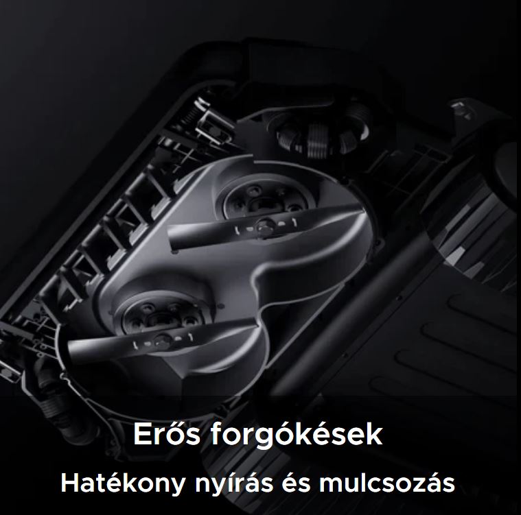 Robotfűnyíró terepre forgókéssel - Lymow